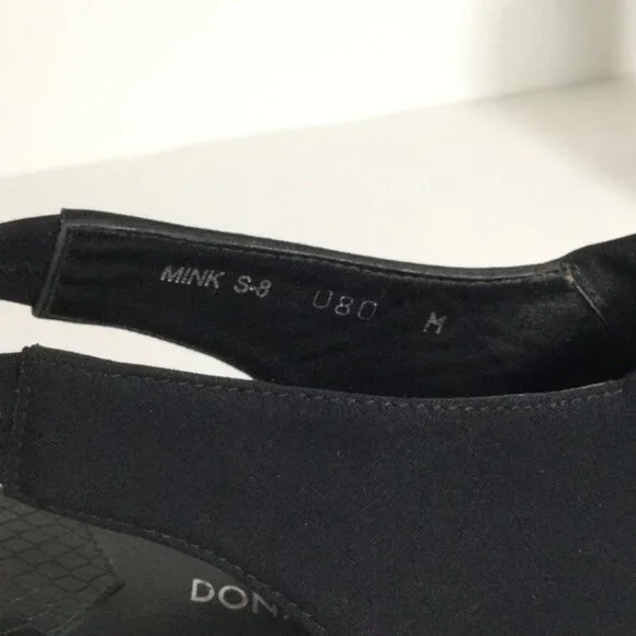 👛 (ANY 2/$50) Spanish DONALD J PLINER 4” Ombré Heel, Fabric/Leather Sling Back - Picture 9 of 10